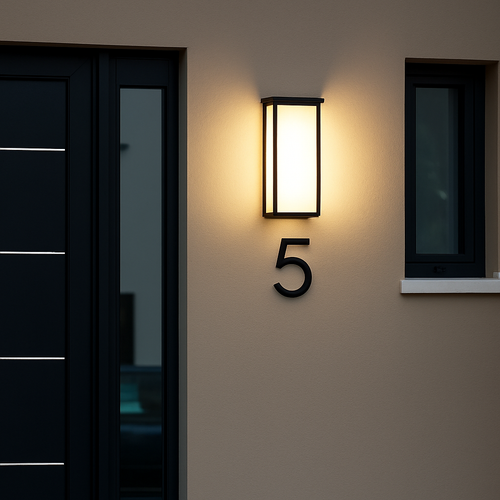 applique murale led extérieure en aluminium imperméable et décorative