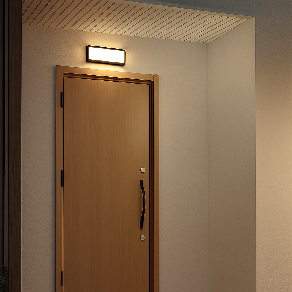 applique murale led extérieure en aluminium imperméable et décorative - vue 5 sur 11