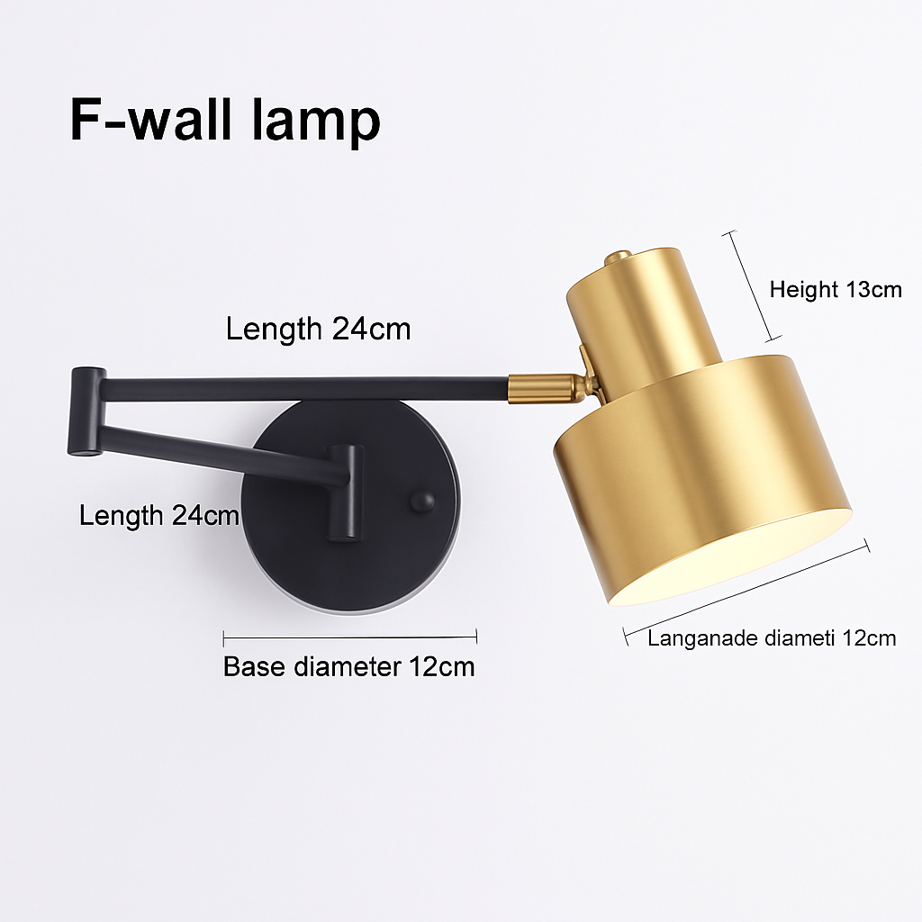 applique murale led à intensité variable pour lecture et étude - vue 7 sur 14