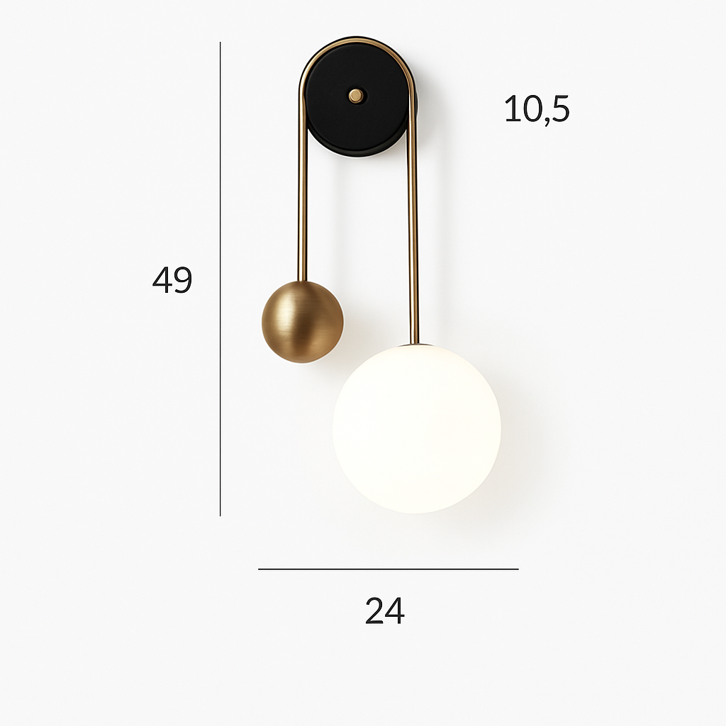 applique murale led élégante pour décoration moderne et ambiance chaleureuse - vue 6 sur 7