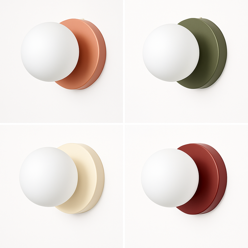 Applique murale LED Macaron créative 10/12cm