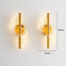 Applique murale LED minimaliste avec lumière ondulé Steal