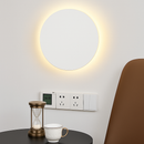 Modern minimalist coloured iron LED wall light