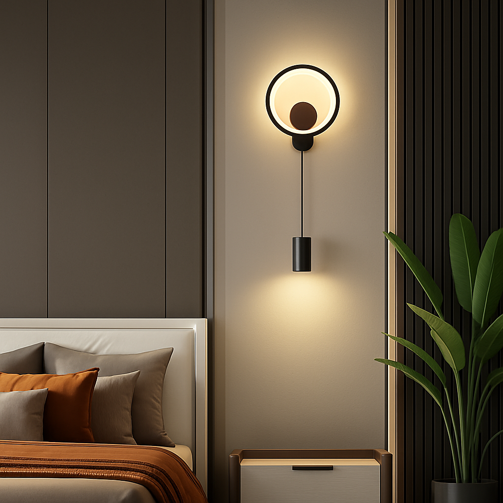 applique murale led moderne avec gradation de température - vue 5 sur 7