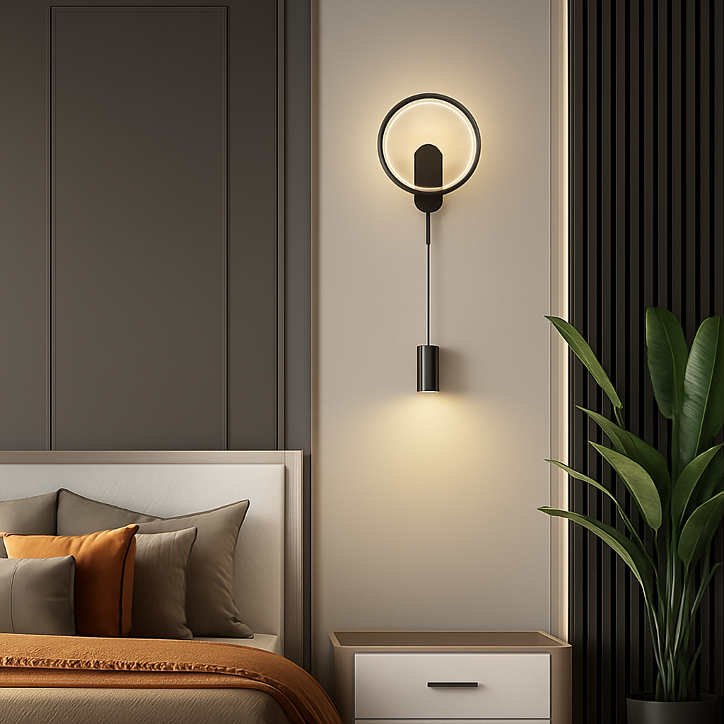 applique murale led moderne avec gradation de température - vue 6 sur 8