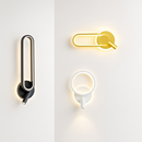 Modern LED wall light for minimalist interior decor
