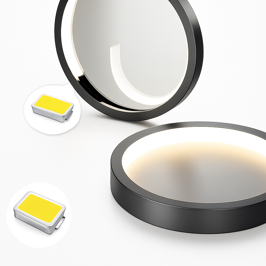 Modern LED wall light for minimalist interior decor - vue 7 sur 15
