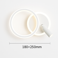 Modern LED wall light for minimalist interior decor