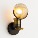 applique murale led moderne en verre décoratif nordique