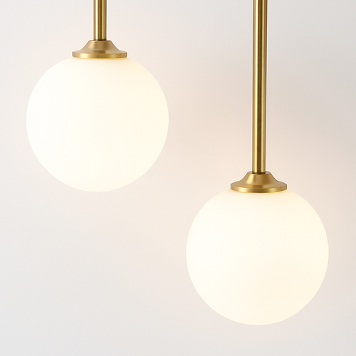 Applique murale LED moderne en verre laiteux - vue 8 sur 10