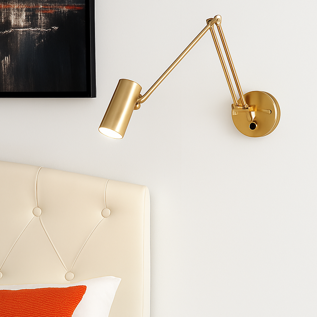 applique murale led moderne à intensité variable télescopique pliable pour étude - vue 4 sur 23