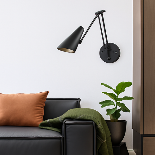 applique murale led moderne à intensité variable télescopique pliable pour étude