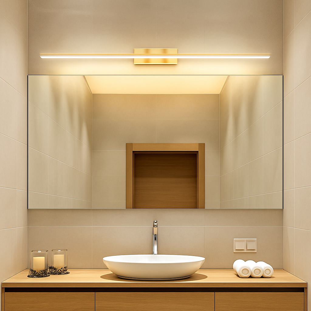 applique murale led moderne pour salle de bain et miroir - vue 4 sur 12