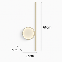 applique murale led moderne simple créativité nordique personnalisée