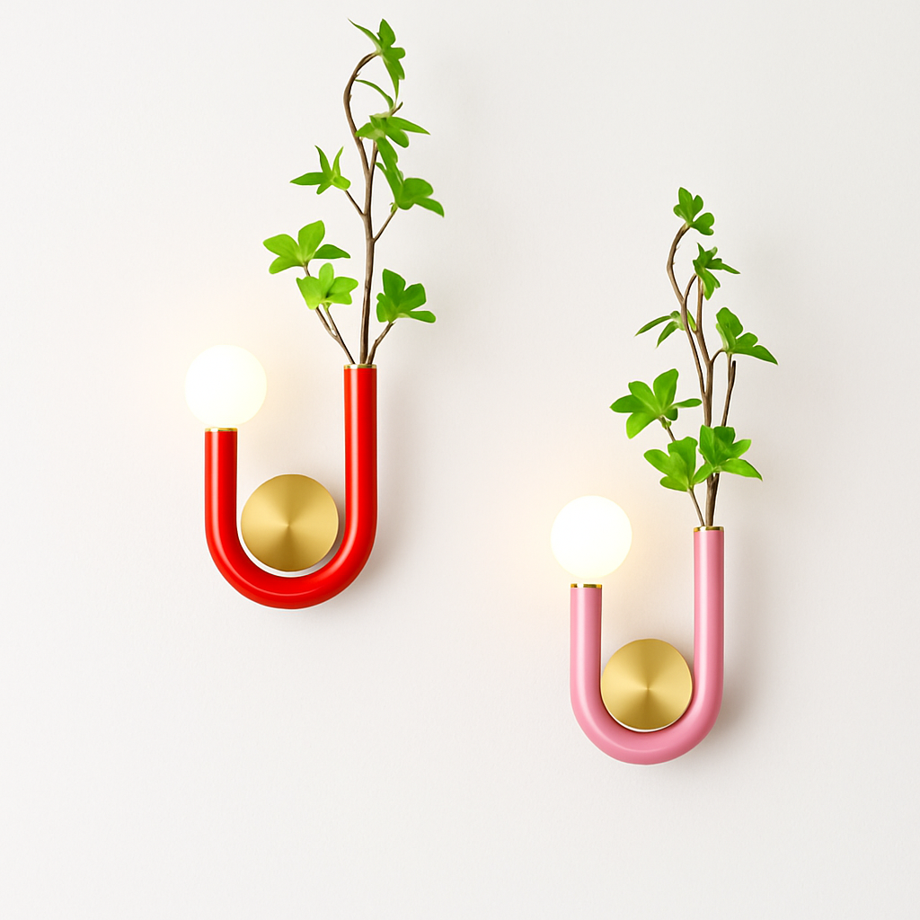 Applique murale LED modernes Style nordique minimaliste en forme de U