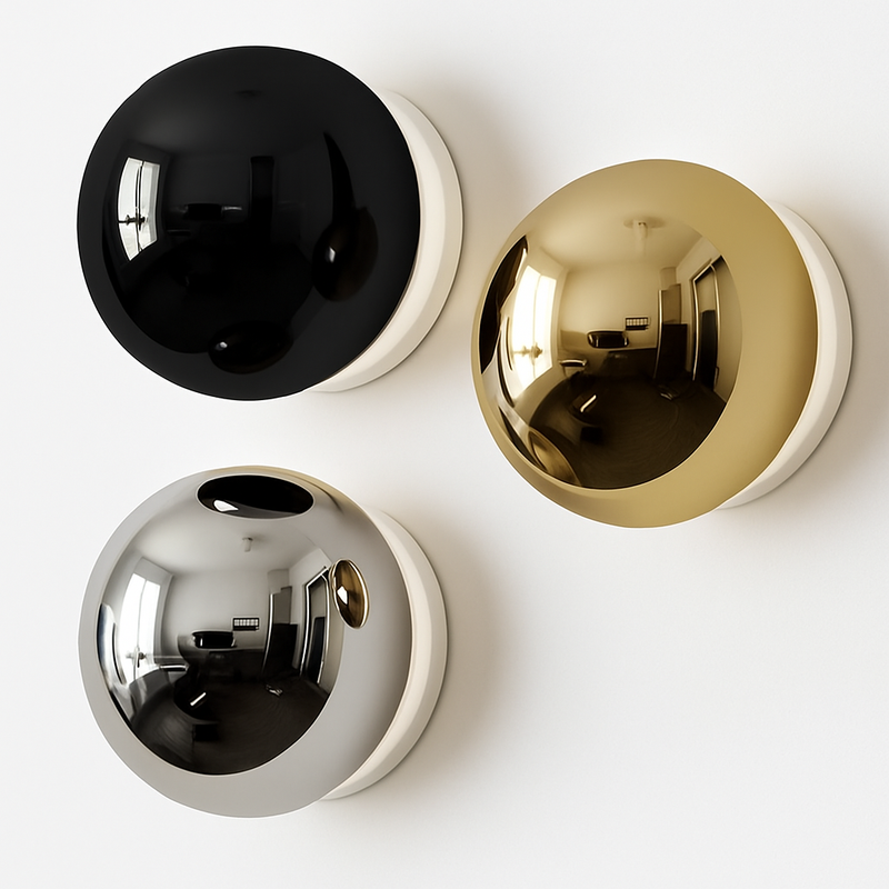 applique murale led nordique en fer et acrylique décorative moderne