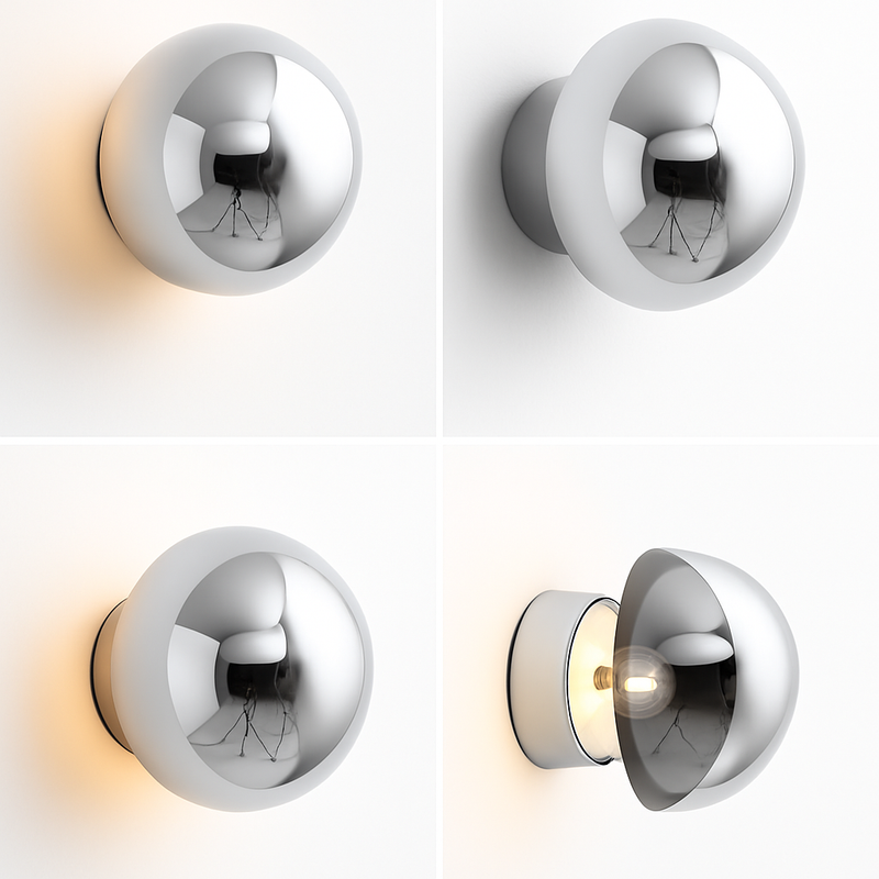 applique murale led nordique en fer et acrylique décorative moderne