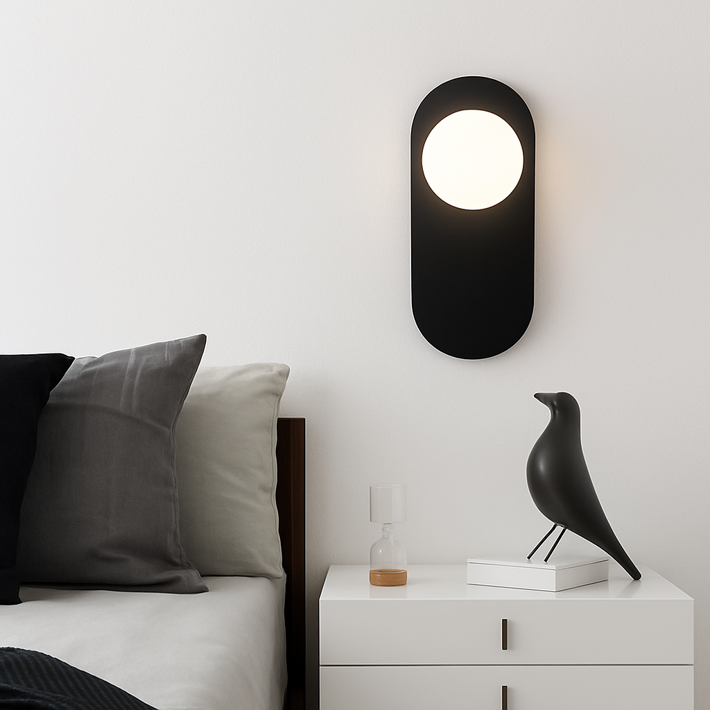 Applique murale LED ovale en métal Katalea - vue 4 sur 7