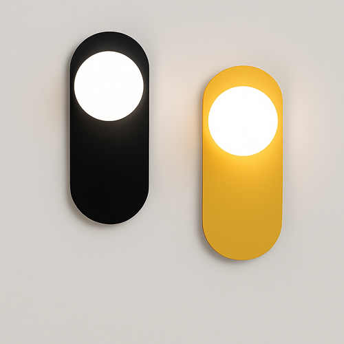 Applique murale LED ovale en métal Katalea