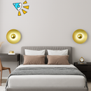 applique murale led ronde moderne pour décoration intérieure éclairage élégant