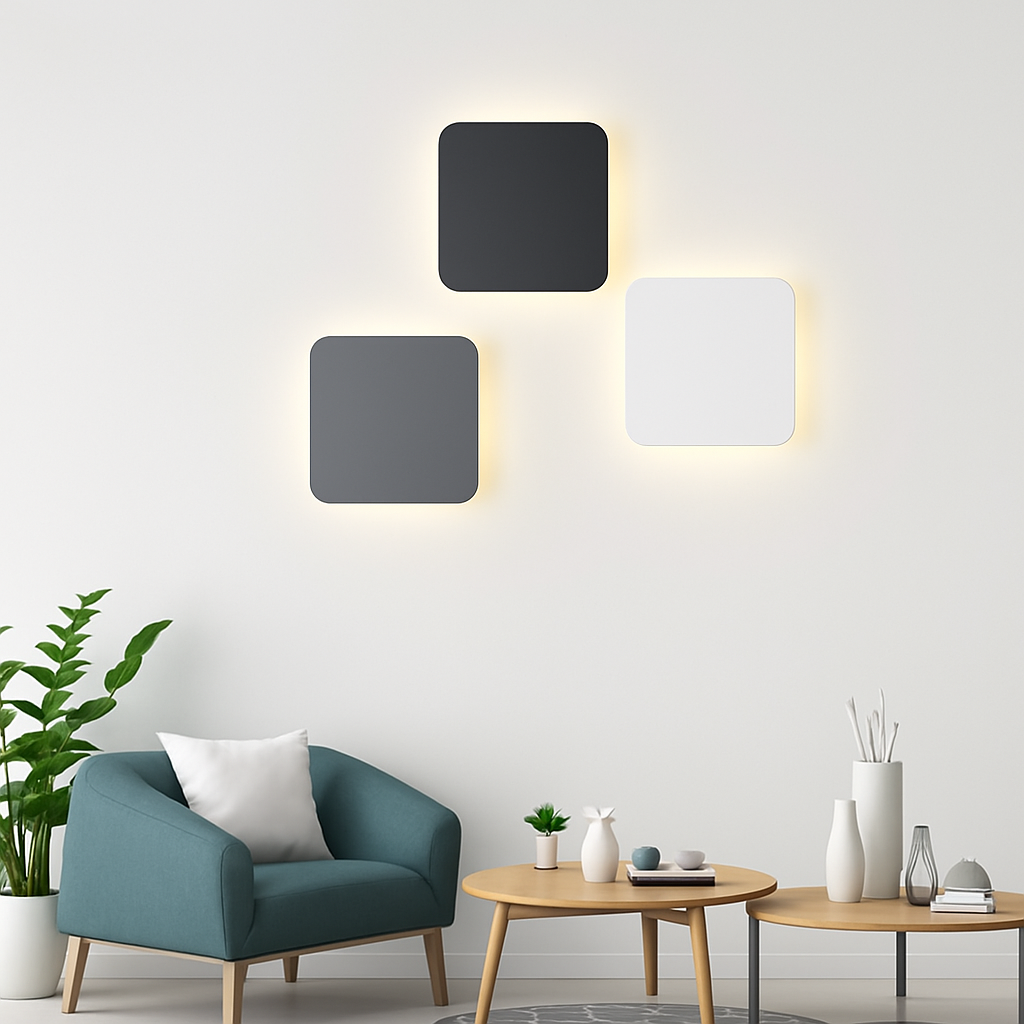 applique murale led tactile nordique simple loft décor - vue 3 sur 22