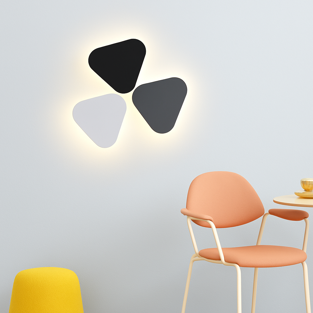 applique murale led tactile nordique simple loft décor - vue 4 sur 22