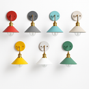 Vintage Plated LED wall light in colors