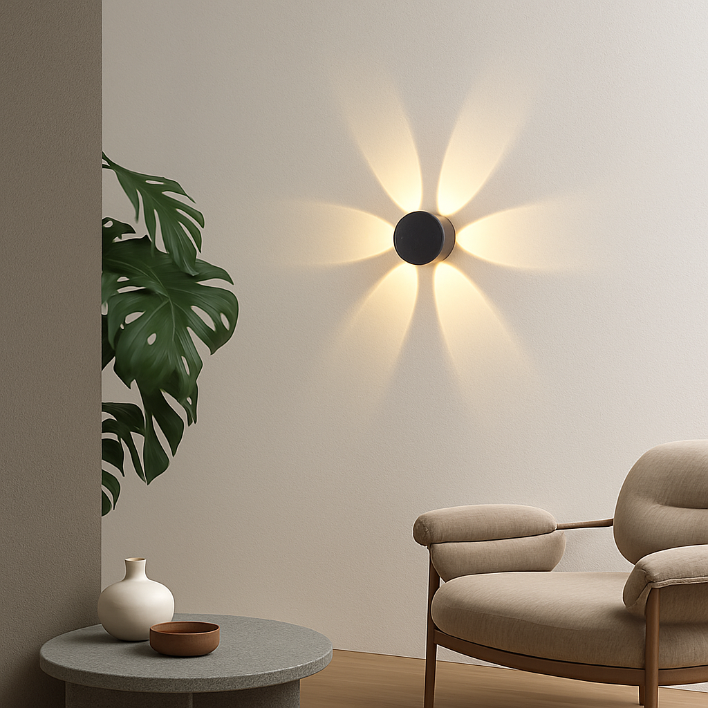 Minimalist nordic wall light for interior decoration - vue 4 sur 7