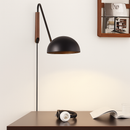 Minimalist Scandinavian wall light with swivel arm for interior decor