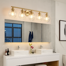 applique murale miroir salle de bains luminaires industrielle vanité luminaire avec abat-jour en verre