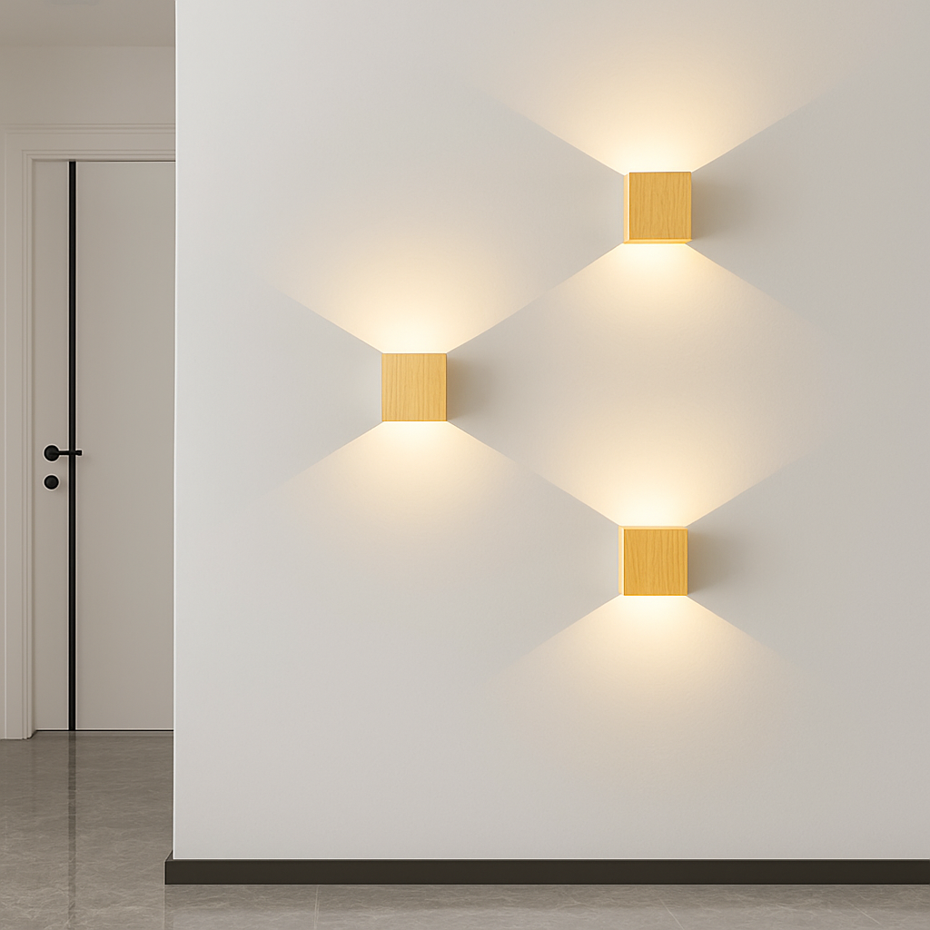 Modern 6w led indoor minimalist wall light for living room, bedroom, corridor, aluminium decorative sconce - vue 5 sur 9
