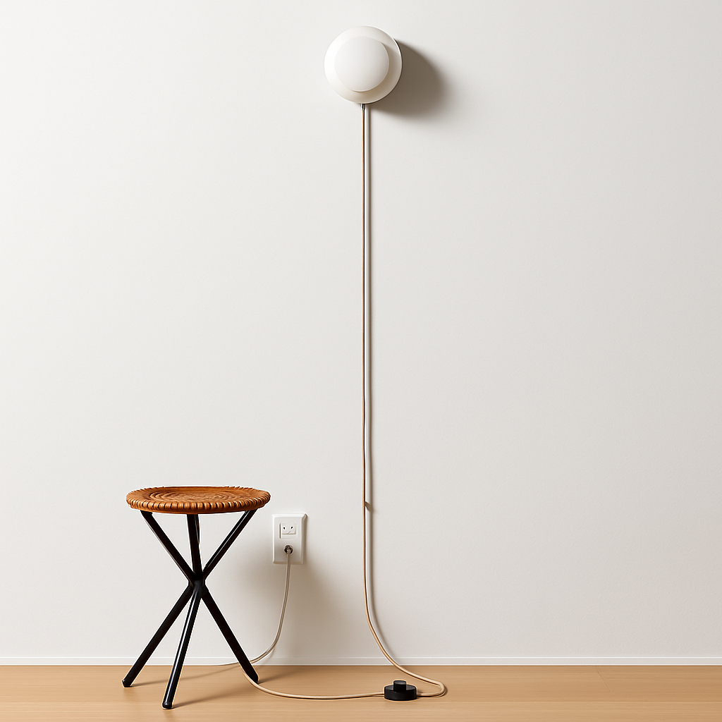 applique murale moderne boule avec interrupteur décoratif intérieur - vue 4 sur 8