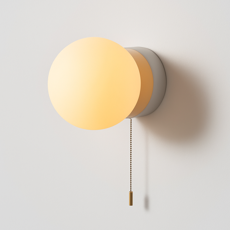 applique murale moderne boule avec interrupteur décoratif intérieur
