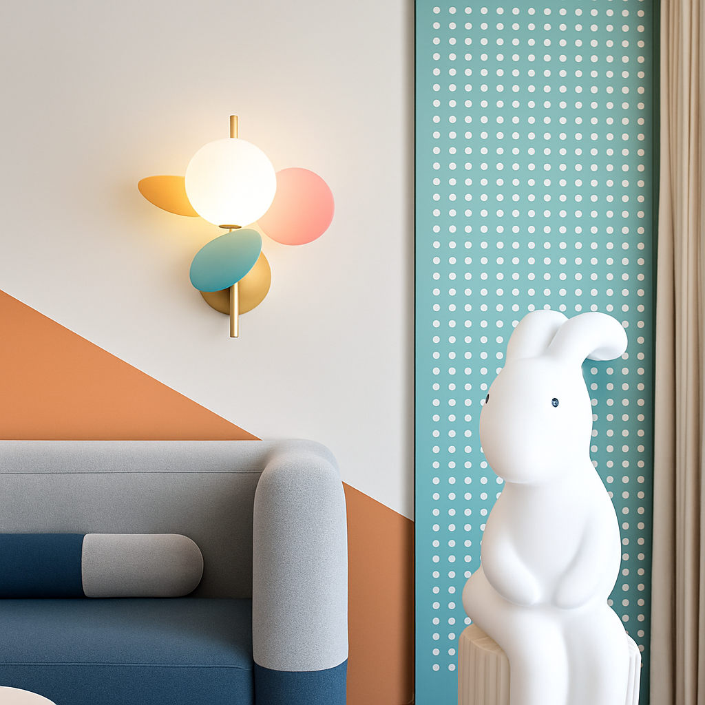 Applique murale moderne coloré pour enfant Clover - vue 2 sur 10