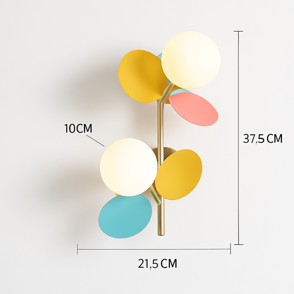 Applique murale moderne coloré pour enfant Clover - vue 10 sur 10