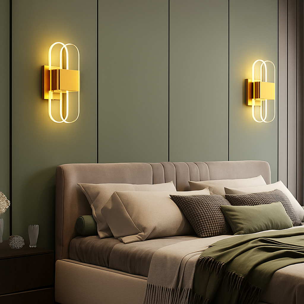 applique murale moderne en acrylique design nordique led décorative - vue 3 sur 21