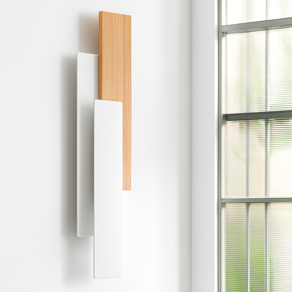 Applique murale moderne en bois naturel - vue 4 sur 12