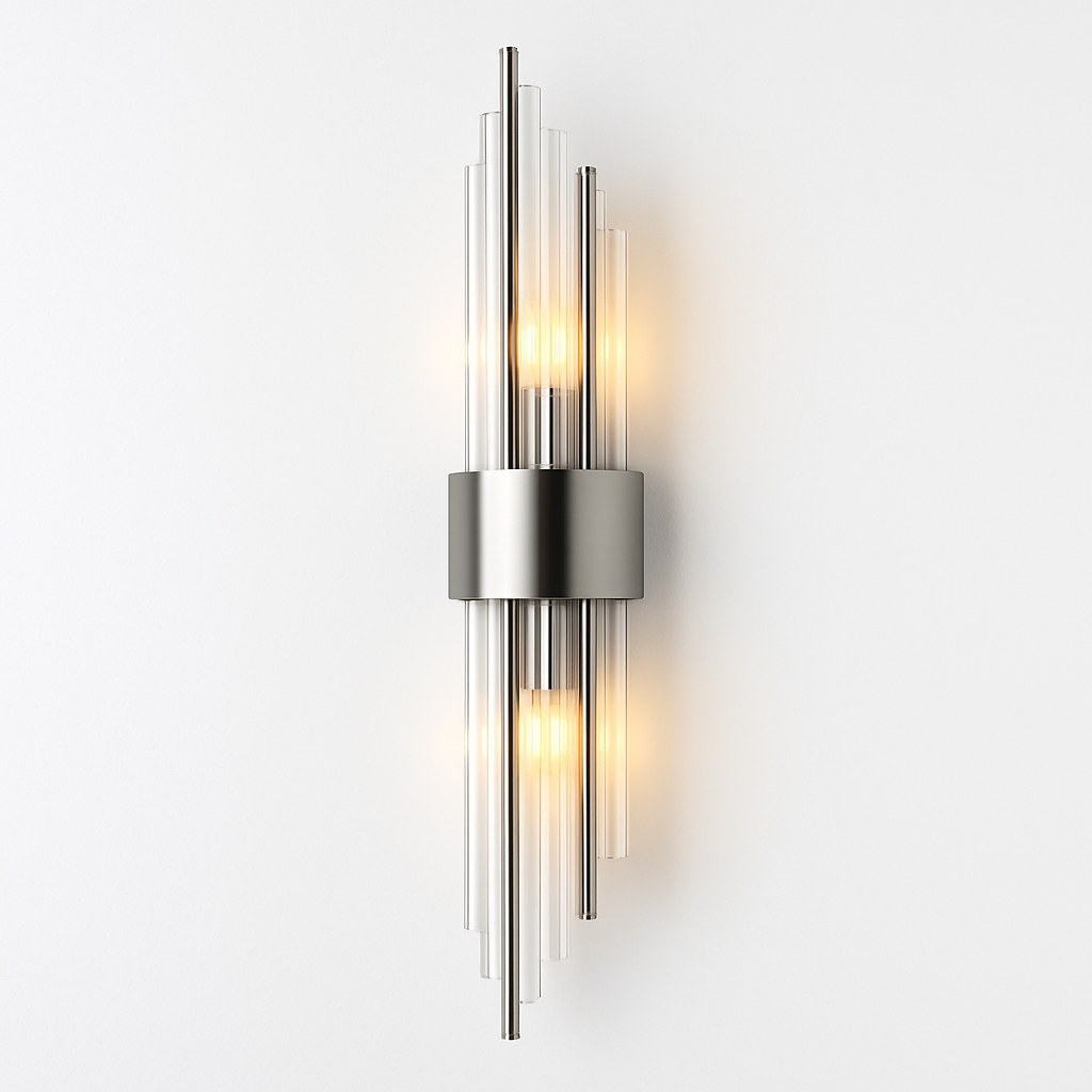 applique murale moderne en cristal éclairage intérieur décoratif design luxe - vue 5 sur 15