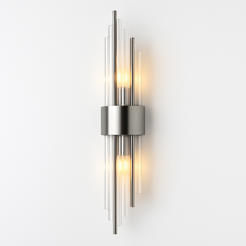 applique murale moderne en cristal éclairage intérieur décoratif design luxe - vue 6 sur 15