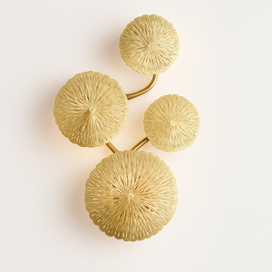 Modern lotus leaf wall light