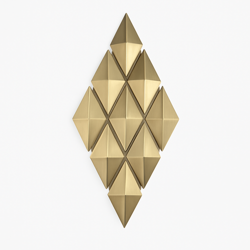 Applique murale moderne en forme de losange Dyamantina