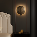 applique murale moderne en forme de lune design italien