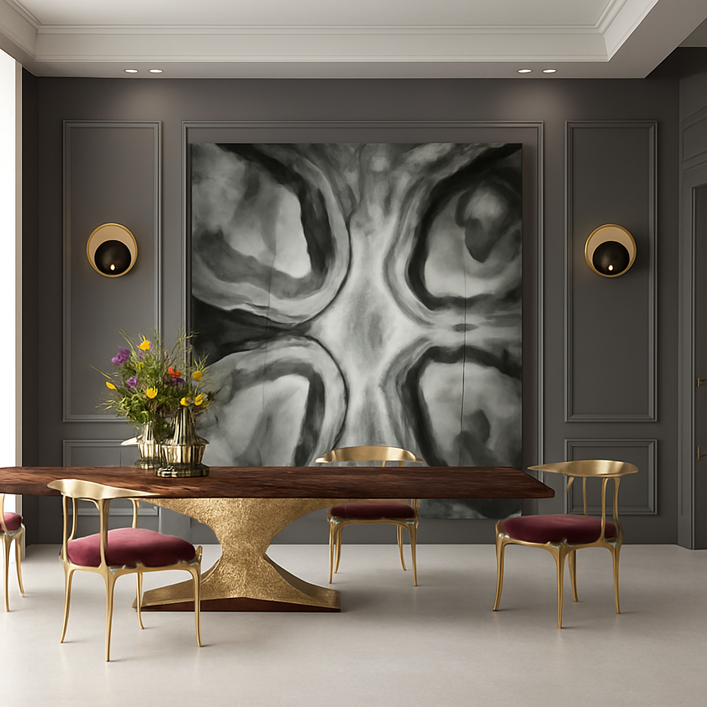 applique murale moderne en marbre pour décoration intérieure élégante - vue 8 sur 8