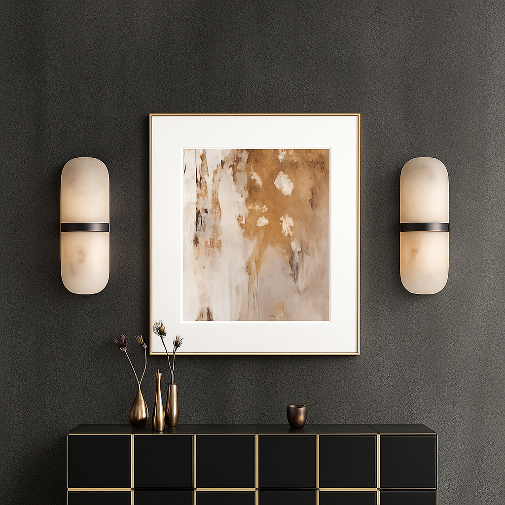 applique murale moderne en marbre pour intérieur élégant - vue 7 sur 7