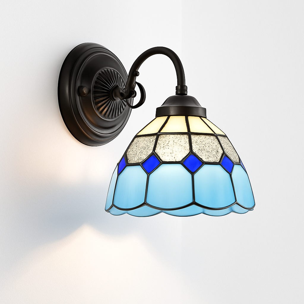 applique murale moderne en verre minimaliste avec éclairage LED - vue 6 sur 15