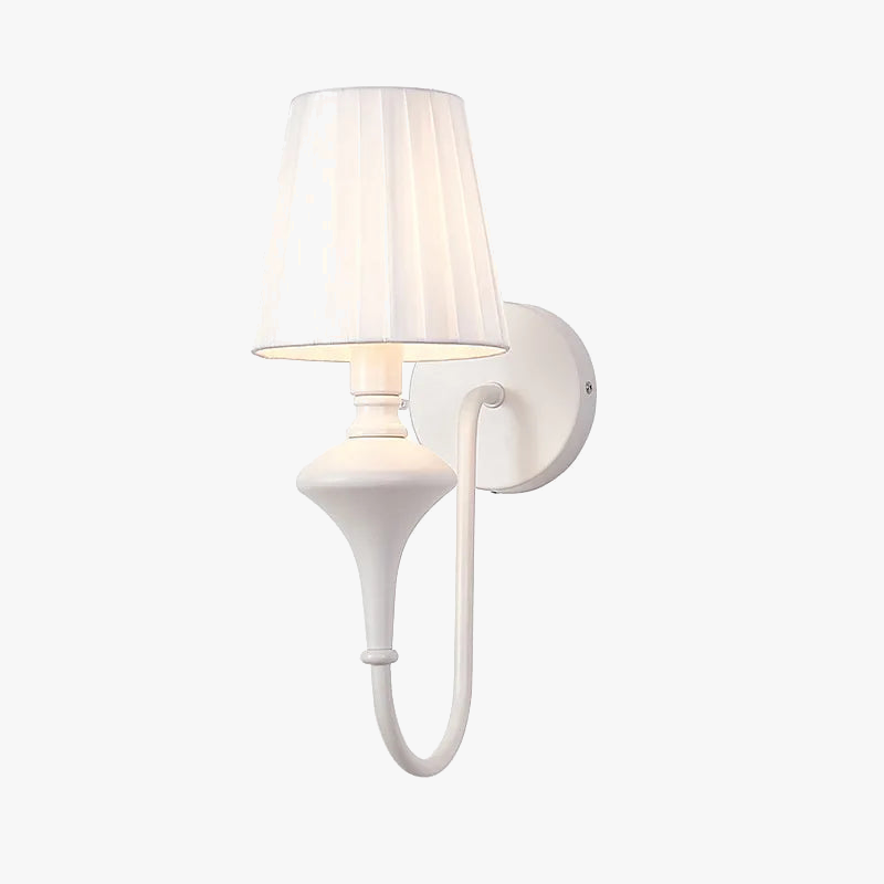 applique murale moderne élégante en tissu luminaire décoratif d'intérieur