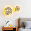 Applique murale moderne LED circulaire style carrelage Ezra