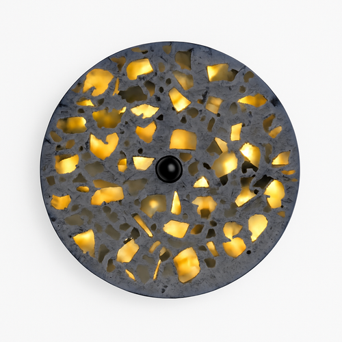 Applique murale moderne LED circulaire style carrelage Ezra