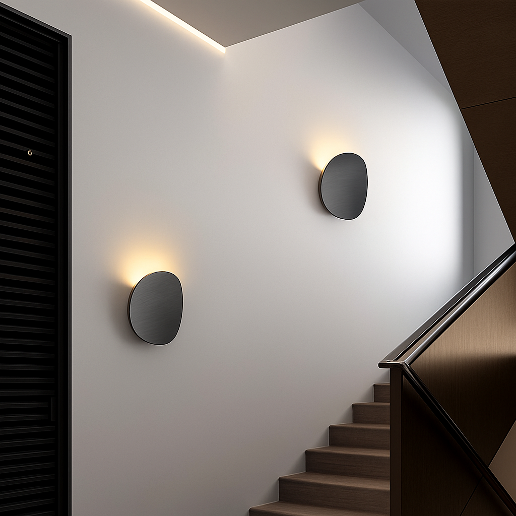 Applique murale moderne LED en forme de lune Moon - vue 5 sur 11