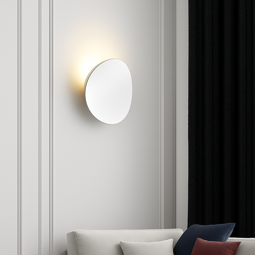 Applique murale moderne LED en forme de lune Moon - vue 7 sur 11